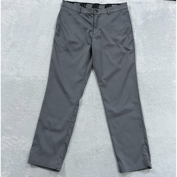 Nike Golf Pants Mens 36x32 Dri Fit Victory Flex Gray Standard AJ5489-021 - Picture 1 of 10